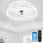 Volisun Ceiling Fans with Lights and Remote 50CM