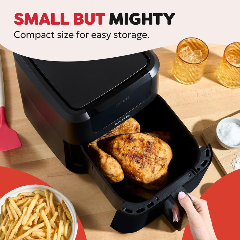 Vortex 8L Dual Air Fryer Family Size 8-In-1