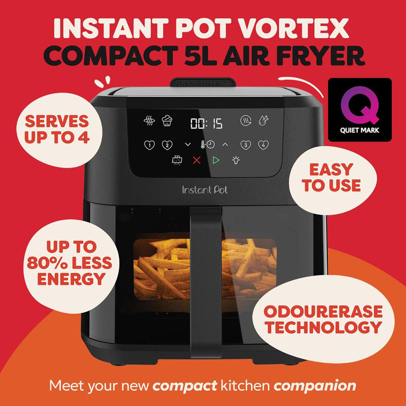 Vortex 8L Dual Air Fryer Family Size 8-In-1