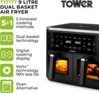 Vortx Vizion 9L Dual Basket Air Fryer