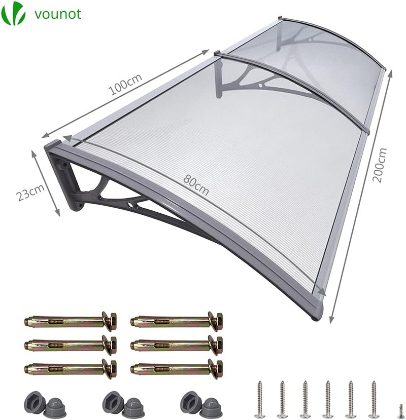 Front Door Canopy Outdoor Awning Rain Shelter