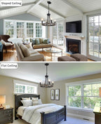 Wagon Wheel Chandelier 8- Ceiling Lights Living Room