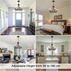 Wagon Wheel Chandelier 8- Ceiling Lights Living Room