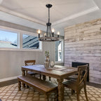 Wagon Wheel Chandelier 8- Ceiling Lights Living Room