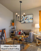 Wagon Wheel Chandeliers Ceiling Light for Living Room