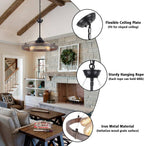 Wagon Wheel Chandeliers Ceiling Light for Living Room