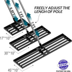 Walensee Lawn Leveling Rake 213CM 76x25CM Levelawn Tool