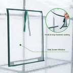Walk-In Greenhouse 3 Tiers 12 Shelves