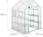 Walk-In Greenhouse 4 Window Bench Stool Display Racks