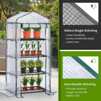 Walk in Greenhouse with 10 Shelves Reinforced Pe