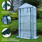 Walk in Greenhouse with 10 Shelves Reinforced Pe