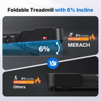 Walking Pad Treadmill with 6