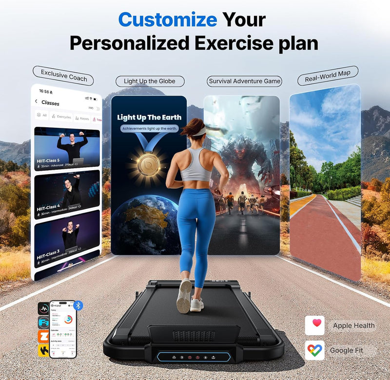 Walking Pad Treadmill with 6