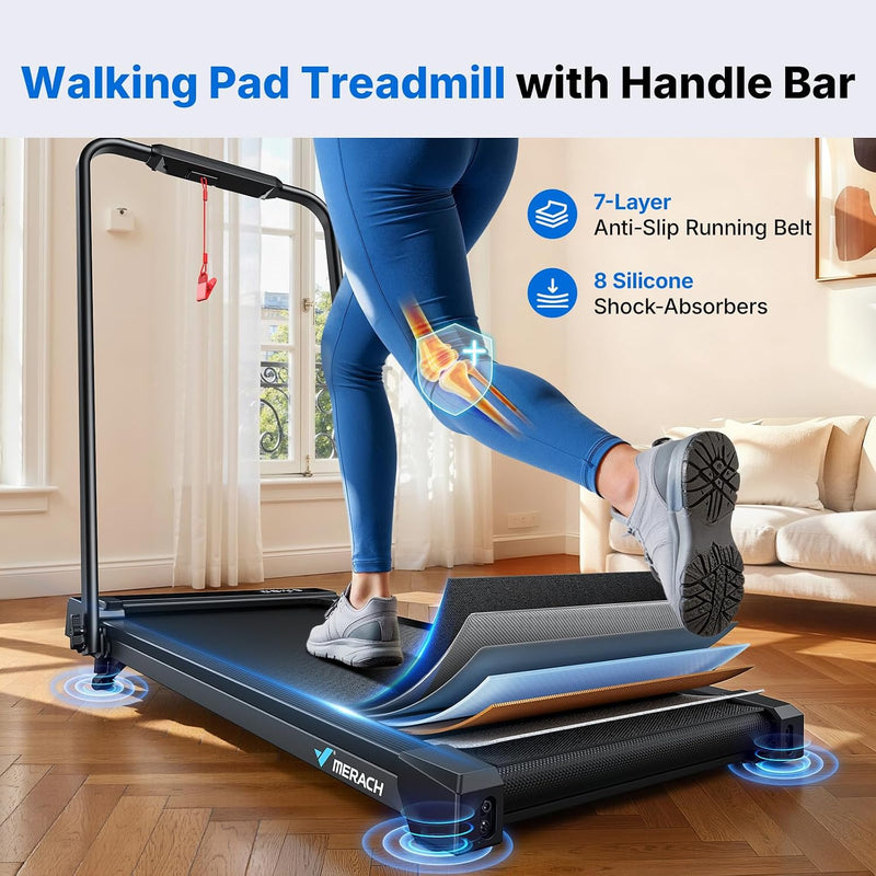 Walking Pad Treadmill with 6