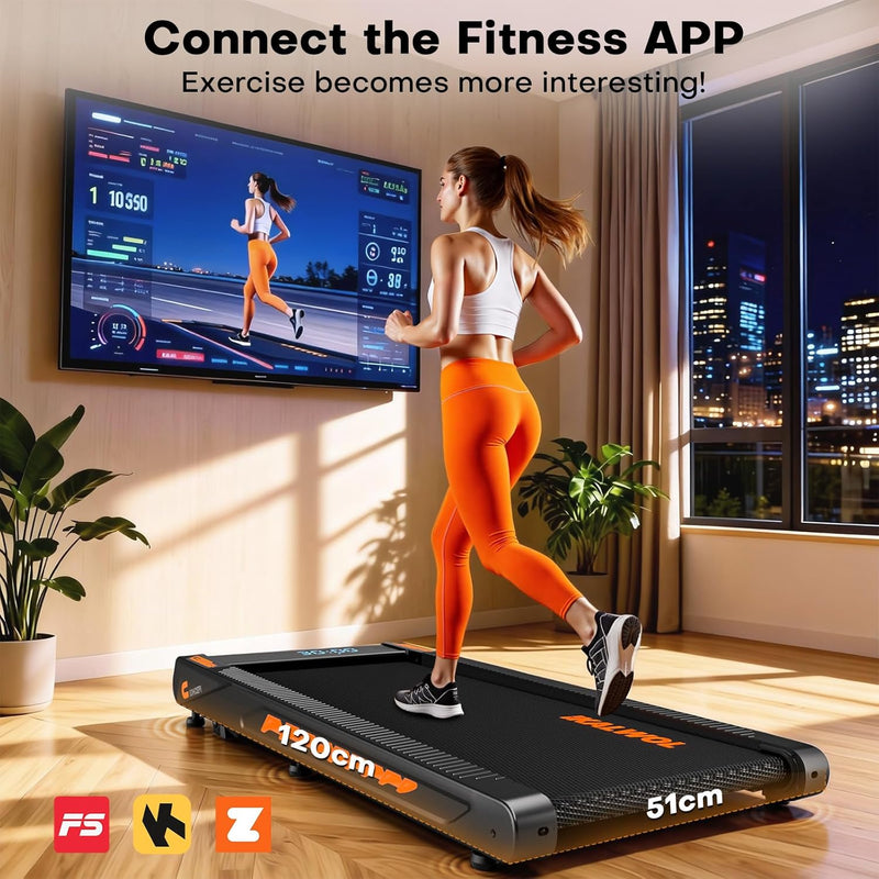 Walking Pad Treadmill with Speaker 4-In-1 Under Desk