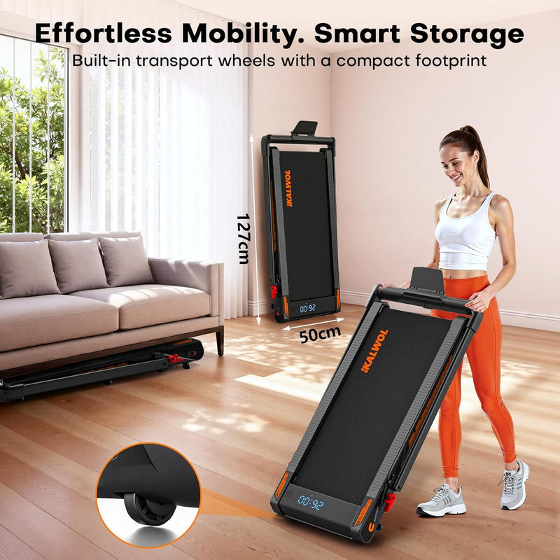 Walking Pad Treadmill with Speaker 6-In-1 Under Desk