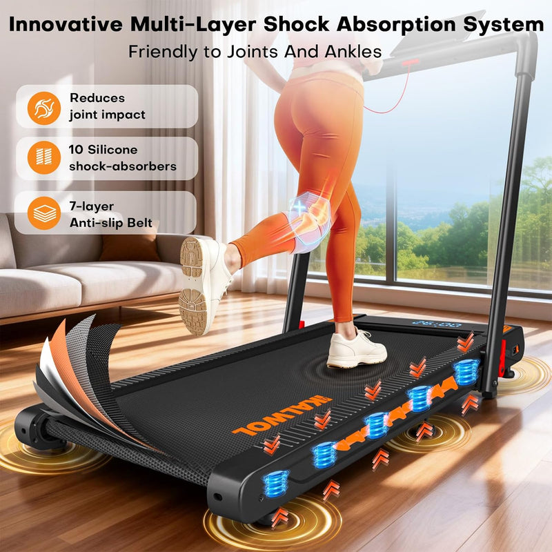 Walking Pad Treadmill with Speaker 6-In-1 Under Desk