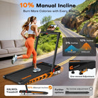 Walking Pad Treadmill with Speaker 6-In-1 Under Desk