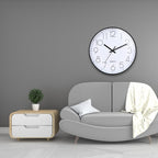 Wall Clock 12 Inch Non-Ticking Silent Quartz Decorative