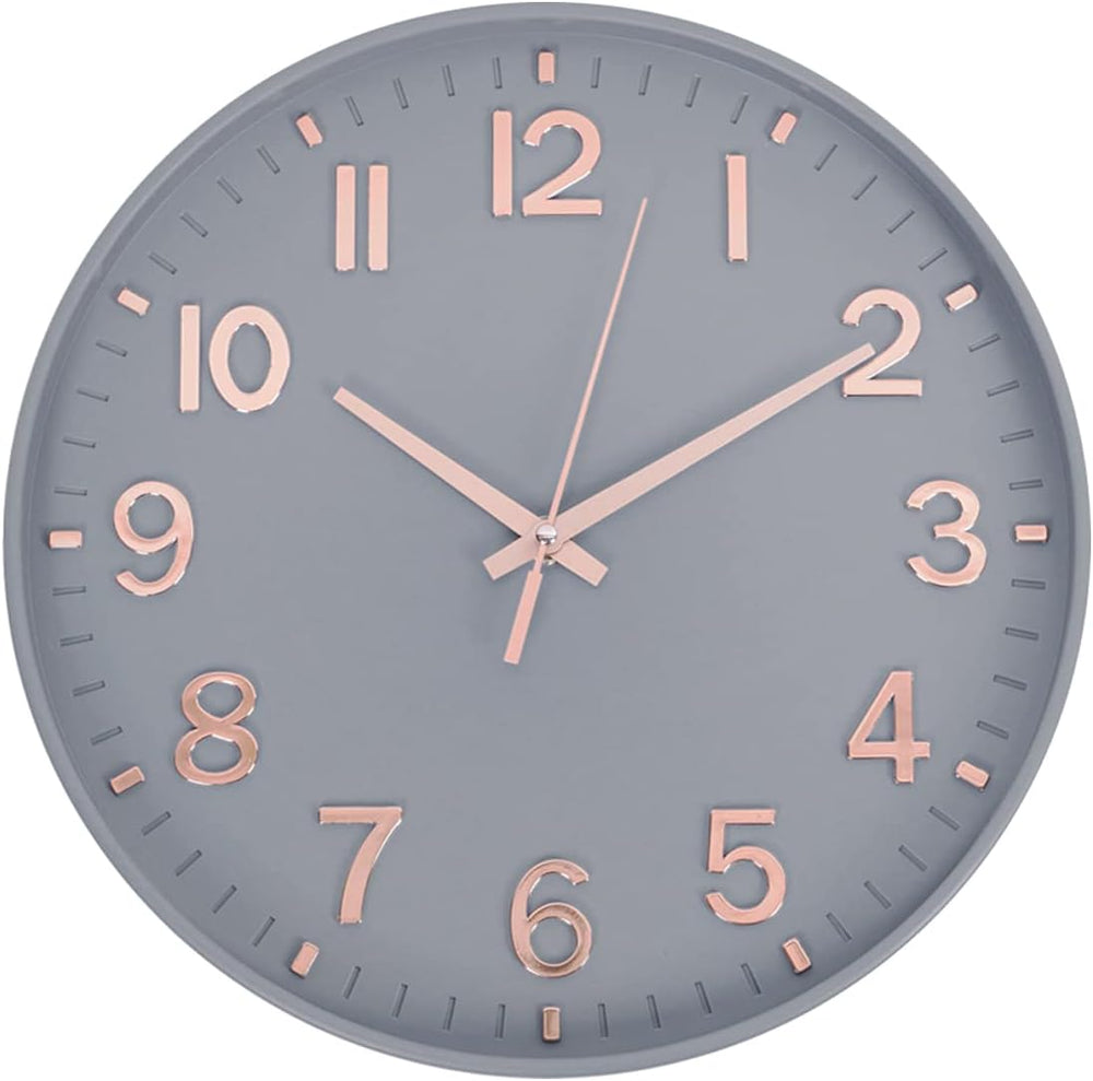 Wall Clock 12 Inch Silent Non Ticking