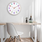 Wall Clock 12 Inch Silent Non Ticking