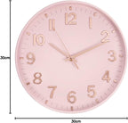 Wall Clock 12 Inch Silent Non Ticking