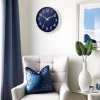 Wall Clock 12 Inch Silent Non Ticking