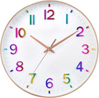 Wall Clock 12 Inch Silent Non Ticking