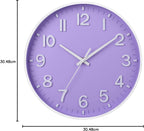 Wall Clock 12 Inch Silent Non Ticking