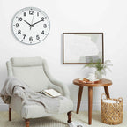 Wall Clock 12 Inch Silent Non Ticking
