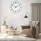 Wall Clock 12 Inch Silent Non Ticking