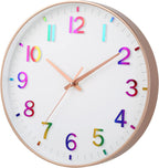 Wall Clock 12 Inch Silent Non Ticking