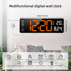 Wall Clock 13" Large Display LED with Remote