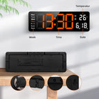 Wall Clock 13" Large Display LED with Remote
