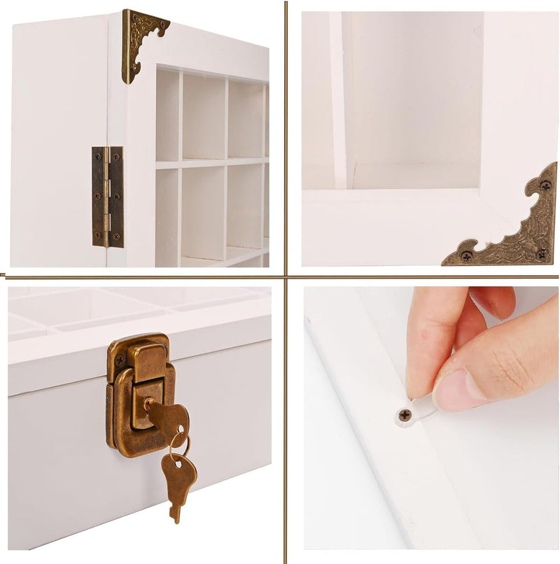 Wall Display Cabinet Lockable with Acrylic Door 49
