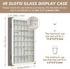 Wall Display Cabinet Lockable with Acrylic Door 49