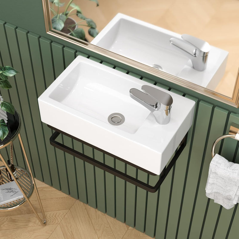 Wall Hung Bathroom Basin Ceramic Wash Modern