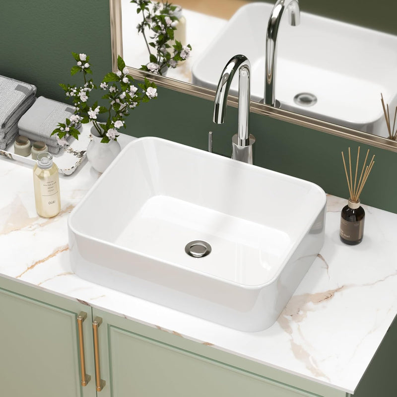 Wall Hung Bathroom Basin Ceramic Wash Modern
