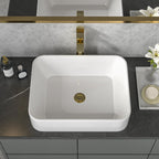 Wall Hung Bathroom Vessel Sink High-Fired Ceramic Basin