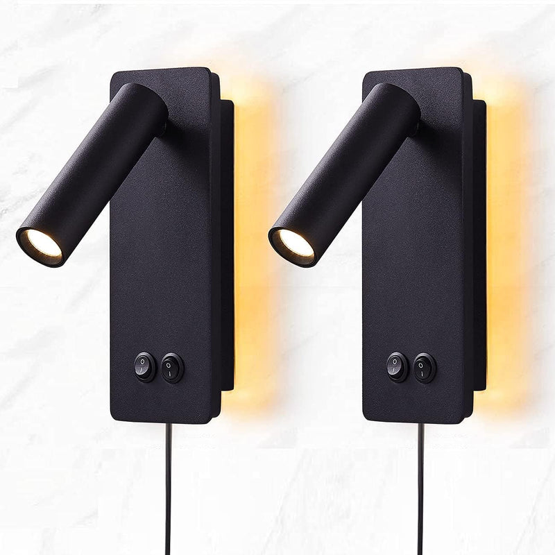 LED Wall Lamp and Reading Light Two-In-One
