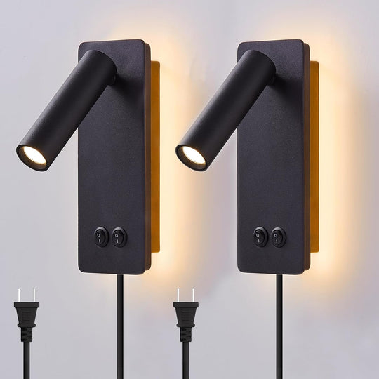 LED Wall Lamp and Reading Light Two-In-One