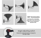 Wall Light with Switch Plug in Spot Lamps
