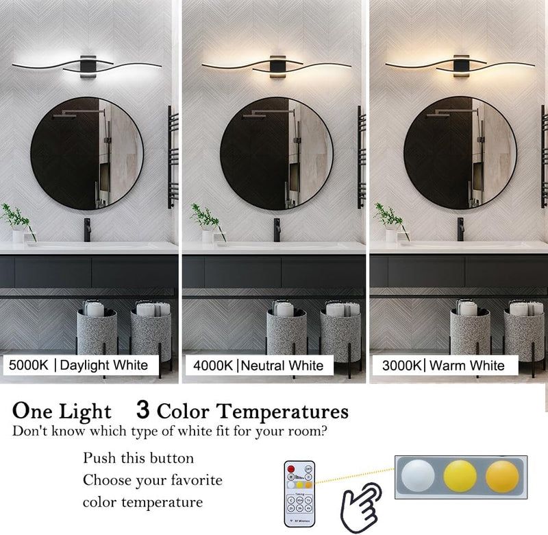 LED Wall Lights Dimmable Hardwired Sconce 26W (Set of 2)