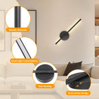 Wall Lights for Living Room 3 Colour Temperature