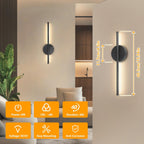 Wall Lights for Living Room 3 Colour Temperature