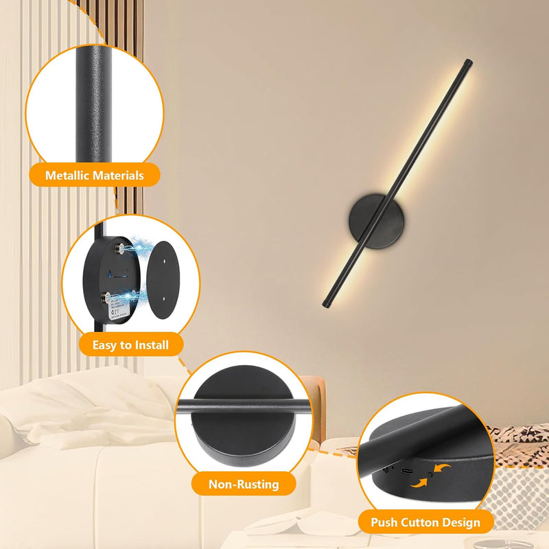 Wall Lights for Living Room 3 Colour Temperature