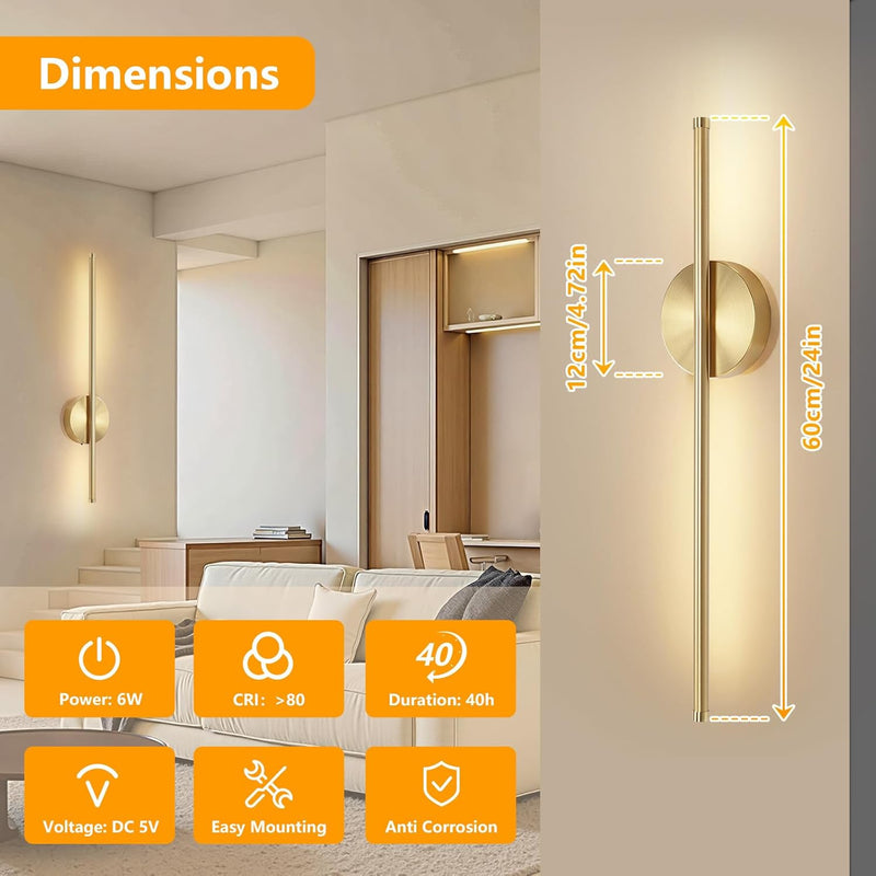 Wall Lights for Living Room 3 Colour Temperature