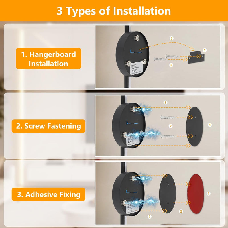 Wall Lights for Living Room 3 Colour Temperature
