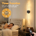 Wall Lights Indoor 8000mah with Bubble Acrylic Tubes