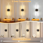 Wall Lights Indoor 8000mah with Bubble Acrylic Tubes